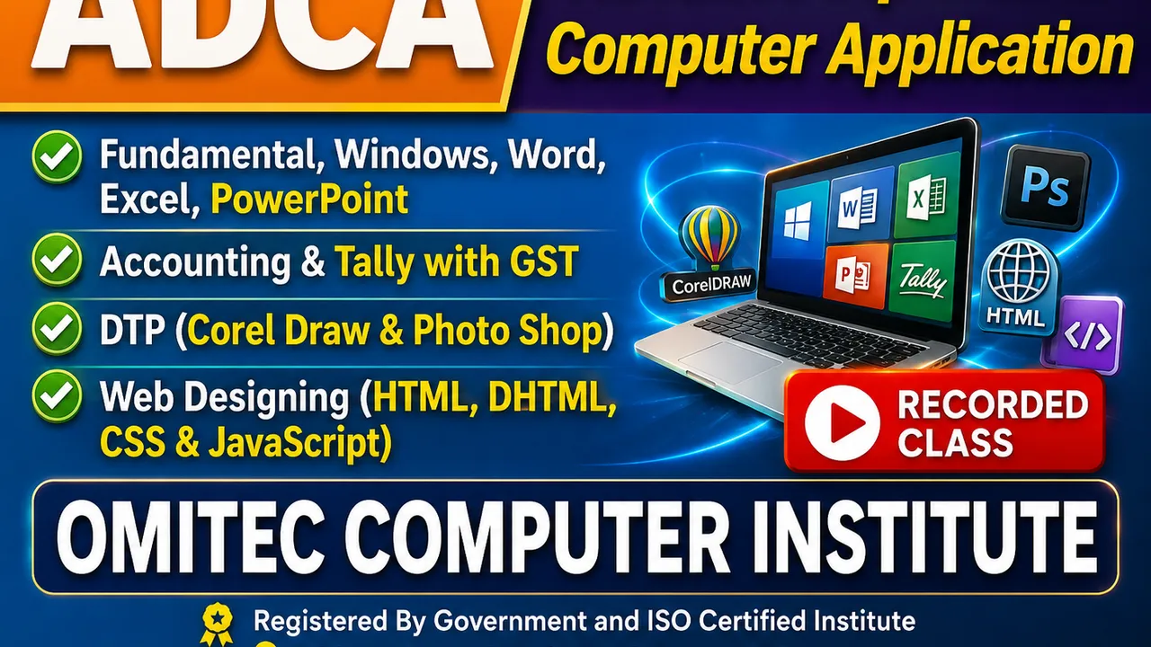 Advance Diploma in Computer Application - ADCA