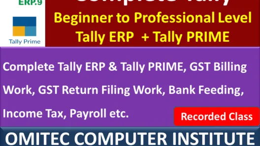 Master Certificate in Computer Accounting - Complete Tally