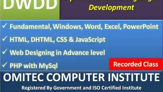 Diploma in Web Designing & Development - DWDD