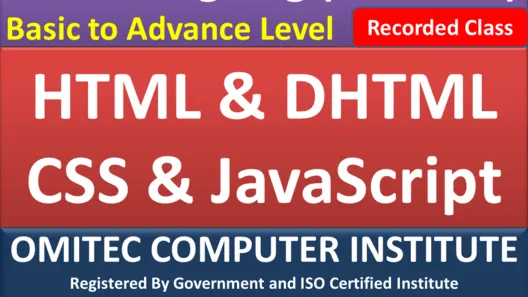 Advance Certificate in Web Designing - W D (Basic to Advance)