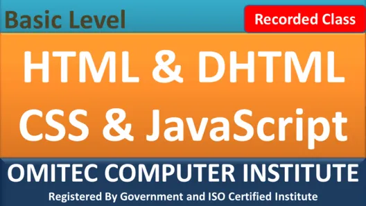 CERTIFICATE in Web Designing - Web Designing (Basic)
